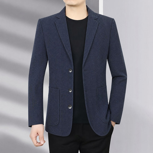 n23修身西装2026新款青年外套春秋装男士休闲纯色小西服a04上衣服