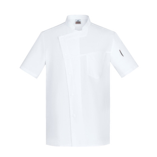 时尚酒店铁板烧厨师工作服男短袖夏季餐饮后厨房厨师服装透气夏装