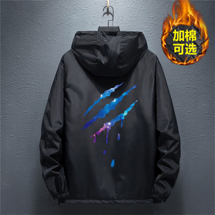 学生冬装 棉衣大码 男生加厚外套棉服 潮流帅气冲锋衣男款 2025秋冬季