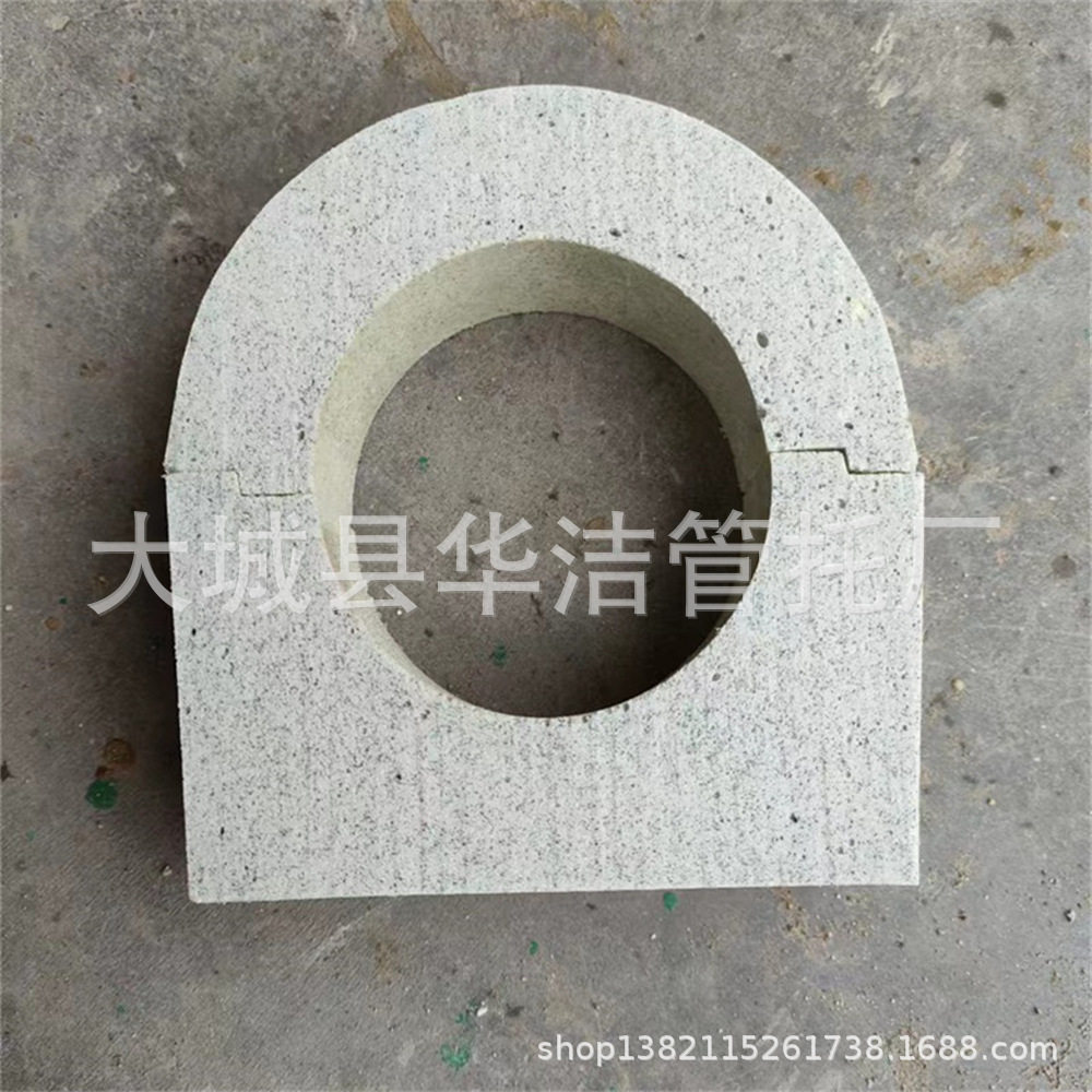 厂家供货空调木哈夫高密度聚氨酯保冷管托PU阻燃保温管道隔热木托