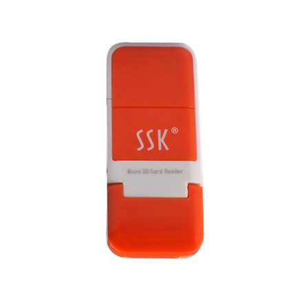 SSK飚王 风云SCRS022 创意迷你 高速专用microSD/TF单口读卡器