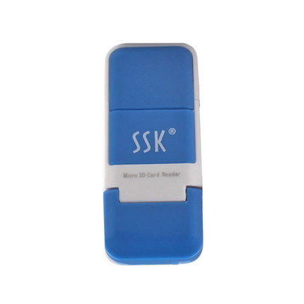 SSK飚王 风云SCRS022 创意迷你 高速专用microSD/TF单口读卡器