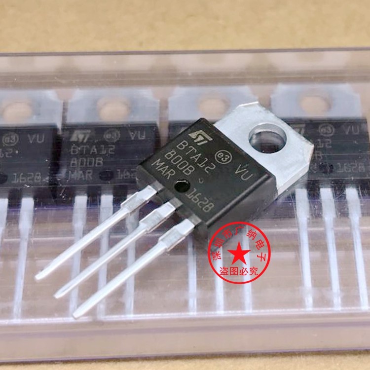 全新原装bta12-800b 双向可控硅开关管 12a 800v 封装to220