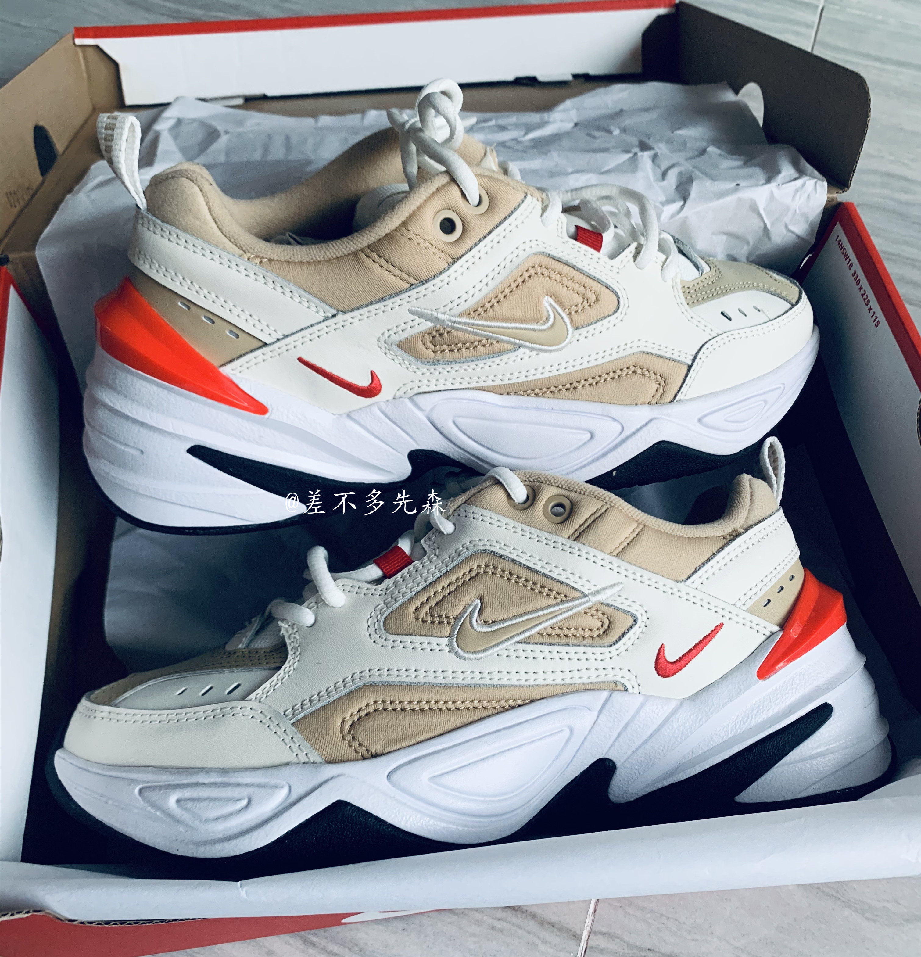 nike 耐克 m2k 男子 tekno 宇航员复古潮流休闲老爹鞋 av4789-102