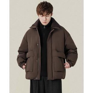 一手长针织可拆卸假两件羽绒服冬季男女款白鸭绒羽绒服夹克男外套