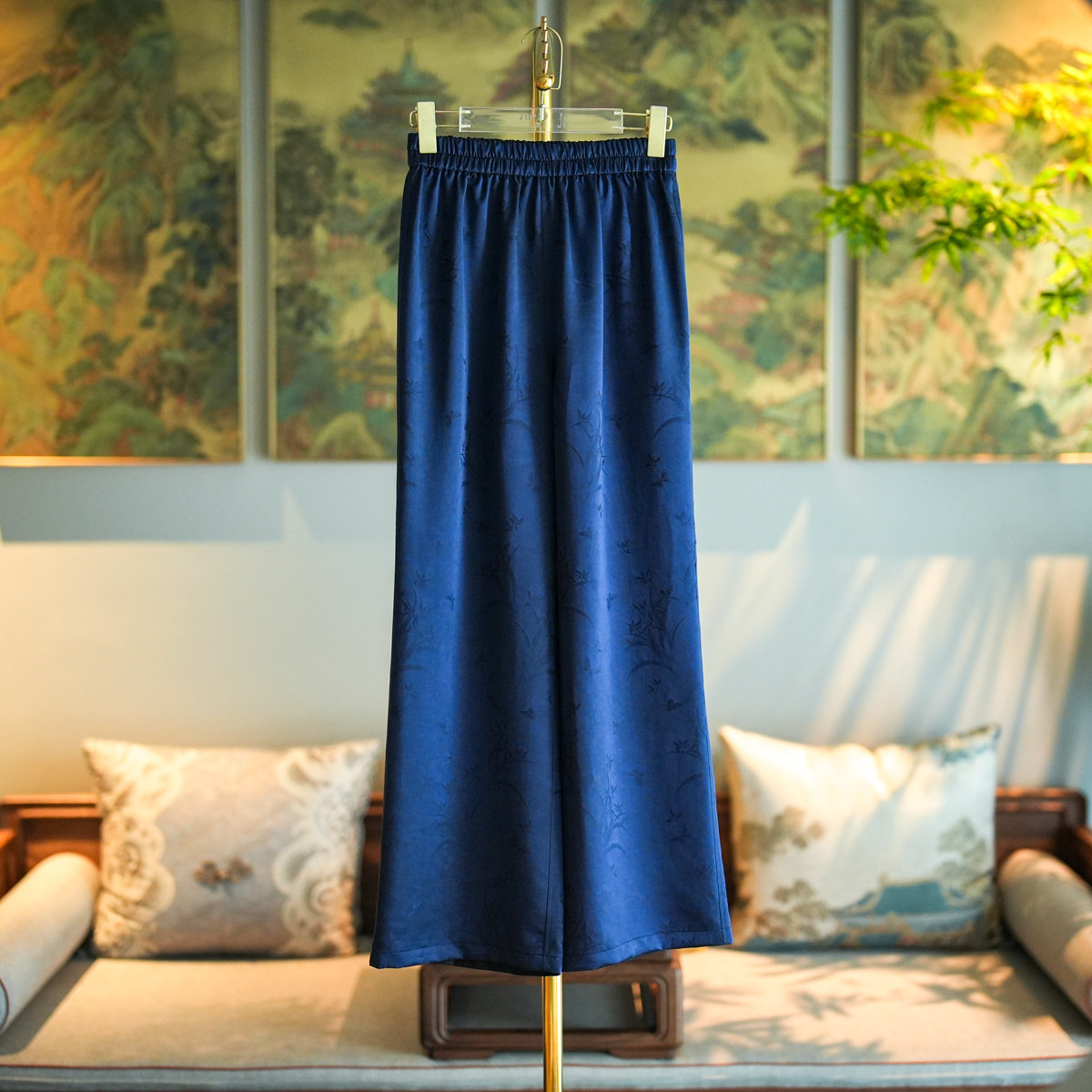 蓝大简约显瘦蓝色双面穿