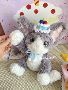 生日礼物普莱美猫咪帽子27CM妮可穿戴NIKO德文猫咪娃衣可帮写贺卡