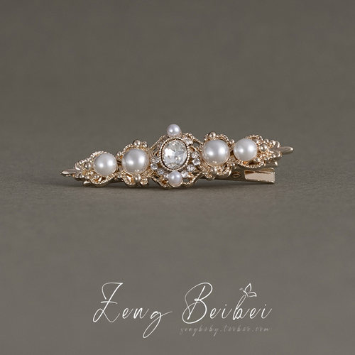 【捡星星】温柔法式小发卡