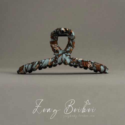 【黛蓝花】气质夏季鲨鱼夹