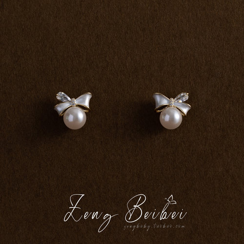 【梦辞】仙美蝴蝶结耳钉