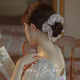 仙子粉 甜美高级感发圈 大肠皮筋仙女扎头绳低马尾欧根纱发绳头饰