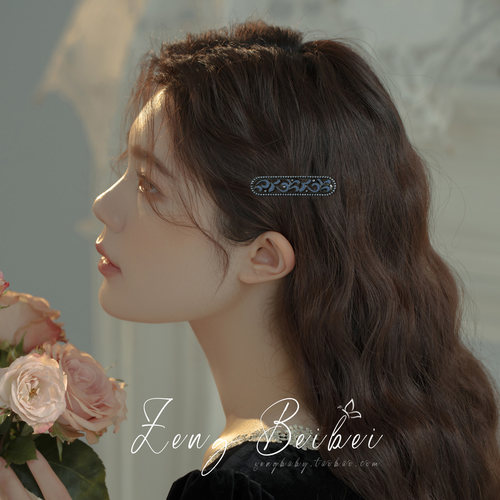 【古典中式】高级墨蓝色发夹