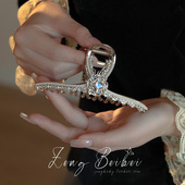 颜可夫人 宫廷风大号鲨鱼夹仙女后脑勺盘发夹 法式 欧式 高级感抓夹