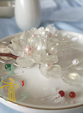 江南有丹橘司凤发钗仙气发饰头饰国风旗袍新中式汉服配饰原创手作