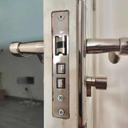 58通用型不锈钢锁芯室内门锁家用房门卧室静音锁体木门锁具锁舌