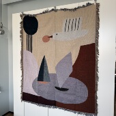 bird 韩式 小鸟图案 北欧丹麦家居博主 艺术挂毯 Ferm Living