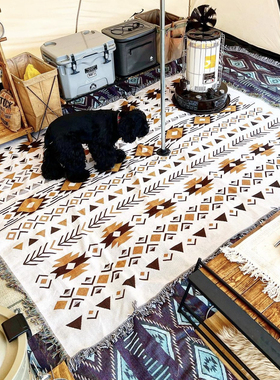 帐篷民族风露营野餐行军床帐篷地布充气床后备箱房车旅行