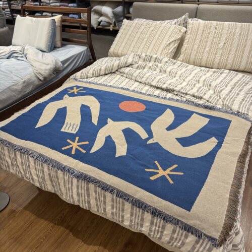Henri Matisse 中古风马蒂斯剪影  盖毯卧室盖毯