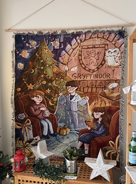 Gryffindor 哈利·波特  霍格沃茨的圣诞节 格兰芬多 挂毯