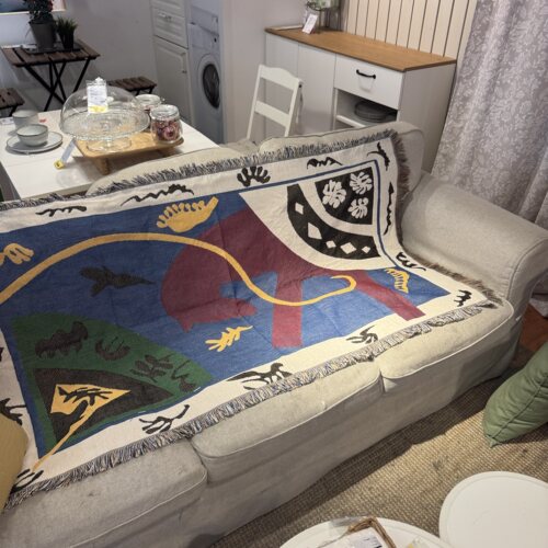 Henri Matisse 中古风马蒂斯剪影  盖毯卧室盖毯