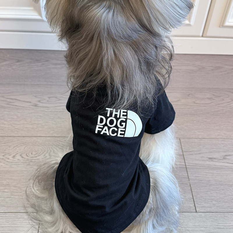 狗狗衣服夏季泰迪博美雪纳瑞柯基大狗金毛萨摩耶小狗纯棉短袖两色