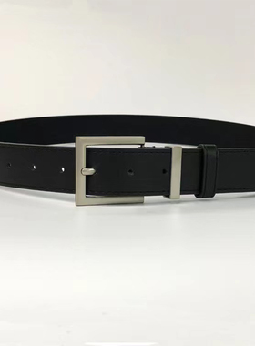 7Shiftin 原创设计黑色百搭腰带休闲皮带配饰时尚简约裤带女