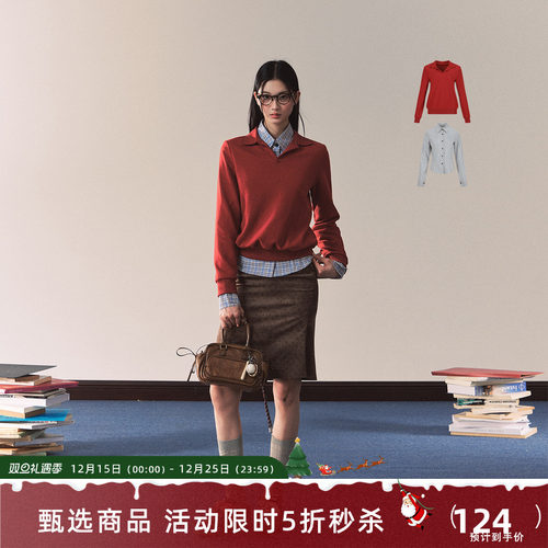 7shiftinpolo2024新品针织套衫