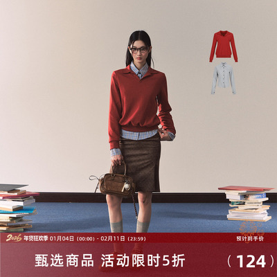 7shiftinpolo2024新品针织套衫