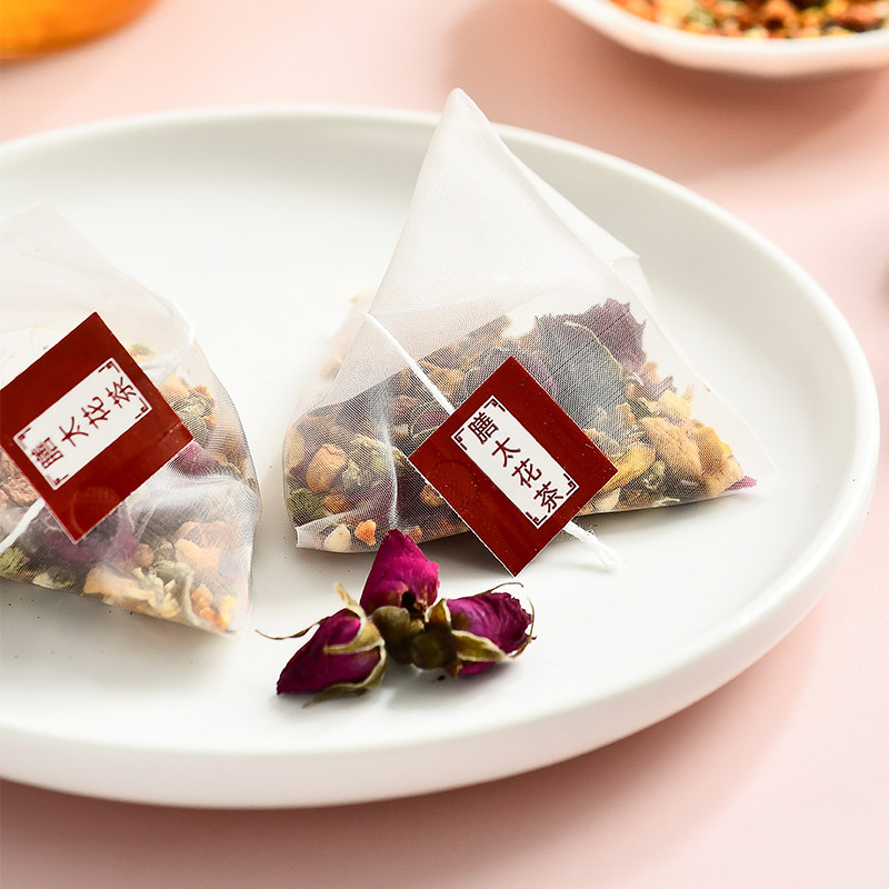 膳太荷叶山楂玫瑰茶10小包手工养生花草茶饮苗条女人小肚腩甩油油