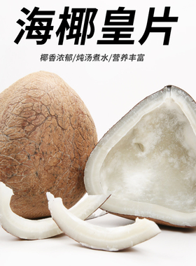 膳太椰子皇肉片新鲜煲炖鸡汤甜品无汁海椰皇椰子王鸡煲汤料海底椰