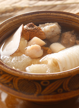 膳太鱼骨瑶柱竹笙汤老人小孩钙质常食滋补养生炖品广东煲汤材料包