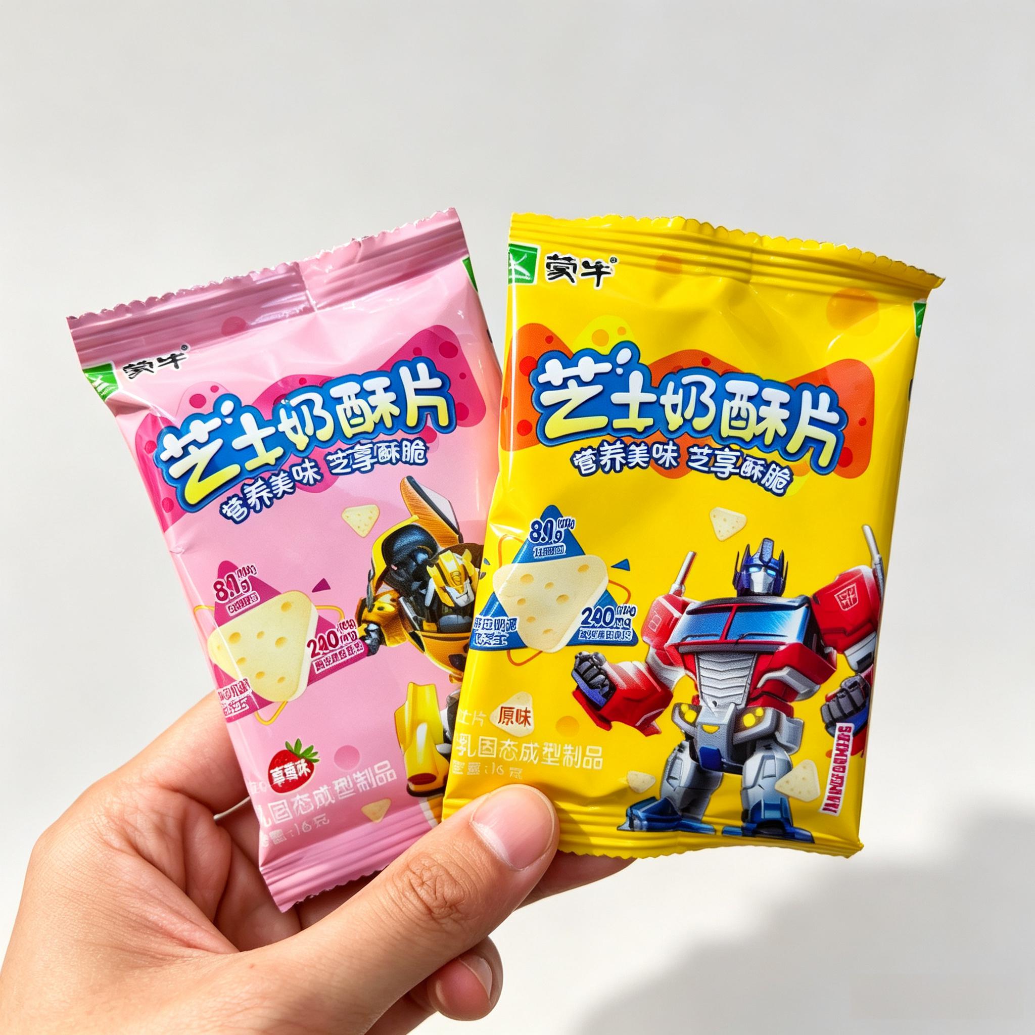 蒙牛芝士三角奶酥片学生儿童办公室休闲小零食奶酪奶片网红小吃