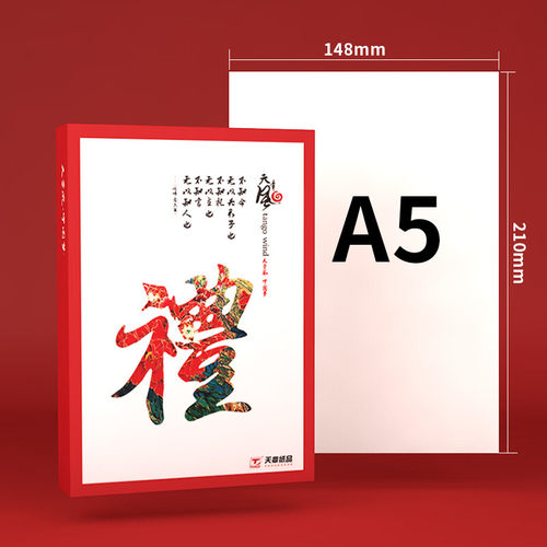 复印纸办公用纸A5白纸乐优粤80g