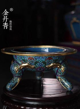 金丹青摆件景泰蓝火盆仿明清故宫