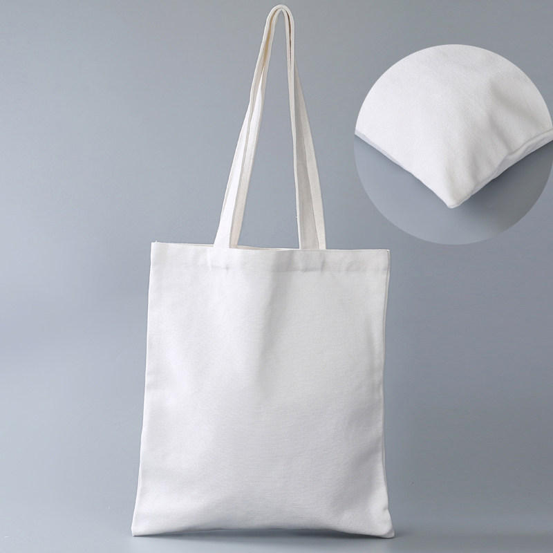 扎染专用纯棉帆布包袋 蜡染拓染手拎袋纯白米白手提袋手工diy材料