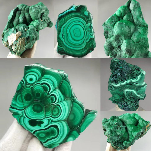 标本孔雀石原石凤凰石天然水晶