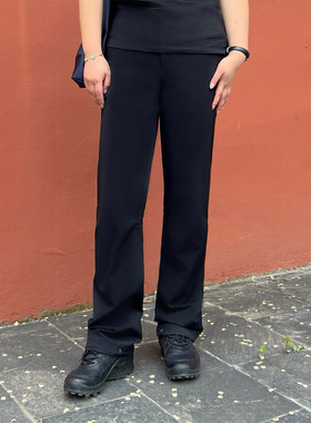 花契大码裤装14878美式高街休闲裤女胖mm百搭显瘦直筒微l喇裤子潮