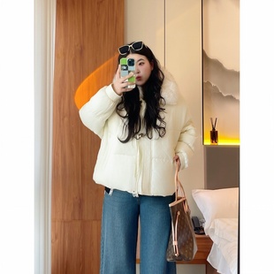 胖MM可拆卸毛领棉服时髦宽松高级棉衣外套 13712冬季 梵朵大码 女装