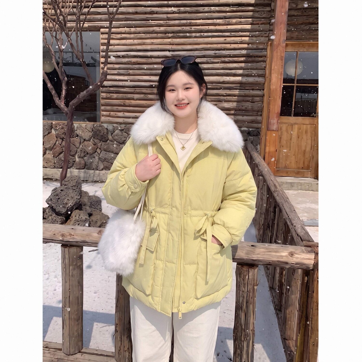 梵朵大码女装冬季时尚宽松棉服ins显瘦百搭温柔休闲外套15712R