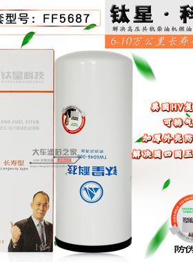 TW6046-000东风天龙IZS发动机 FF5687 4960198 4365703柴油滤清器