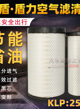 K2543PU适配王牌力狮自卸车3170A1R6-1109102/3空气滤清器滤芯格