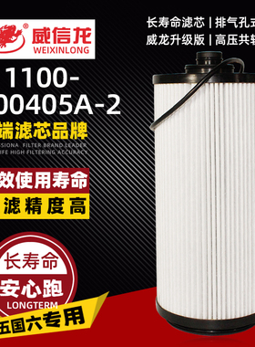 1100-L000405A-2柴滤芯适配红岩杰狮C6重卡国五六电喷 长效滤清器