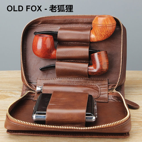 OLDFOX-老狐狸真皮收纳包多功能