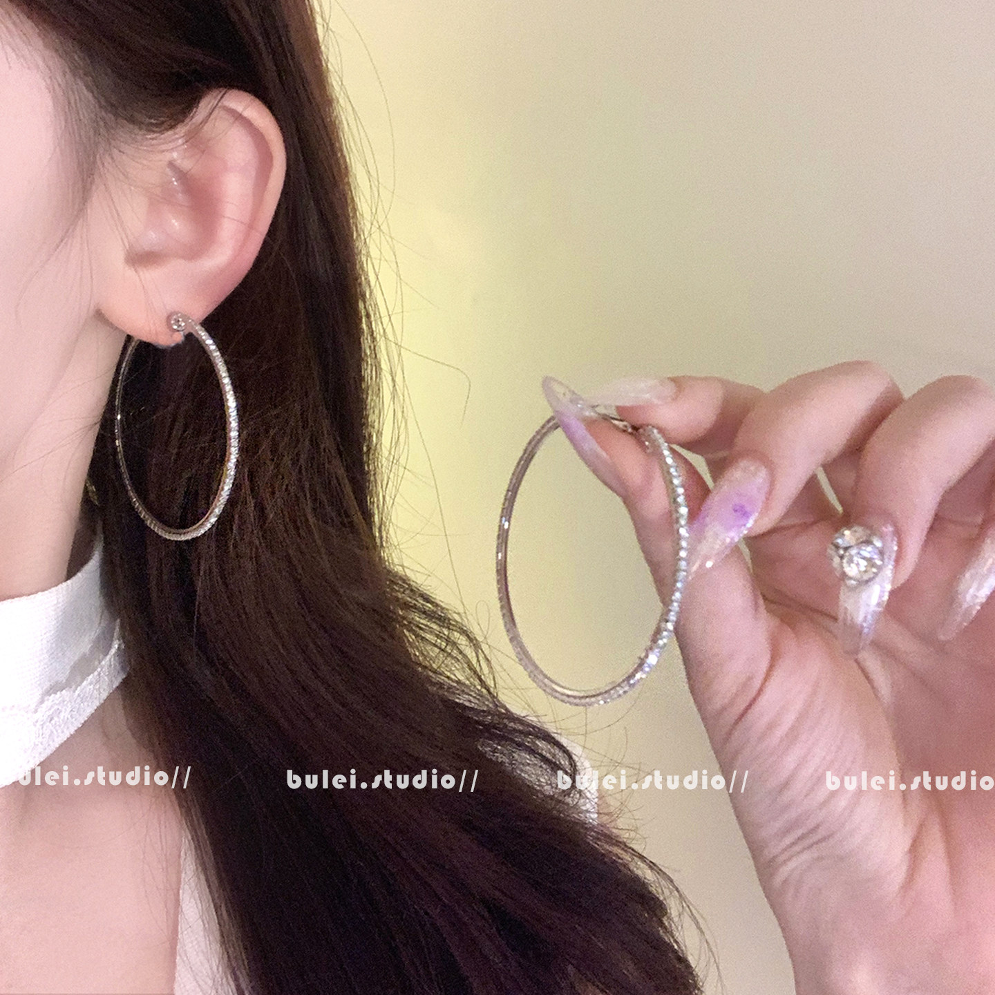 欧美风街拍显脸小大耳圈耳环女网红个性夸张耳坠耳饰蚊香盘耳夹,饰品/流行首饰/时尚饰品新,耳环,淘宝优惠券,粉丝福利购,淘宝优惠卷