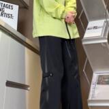 D-A232-HK9339加绒-P65防风防水冲锋裤设计感运动软壳工装裤，男装休闲裤，电商A232