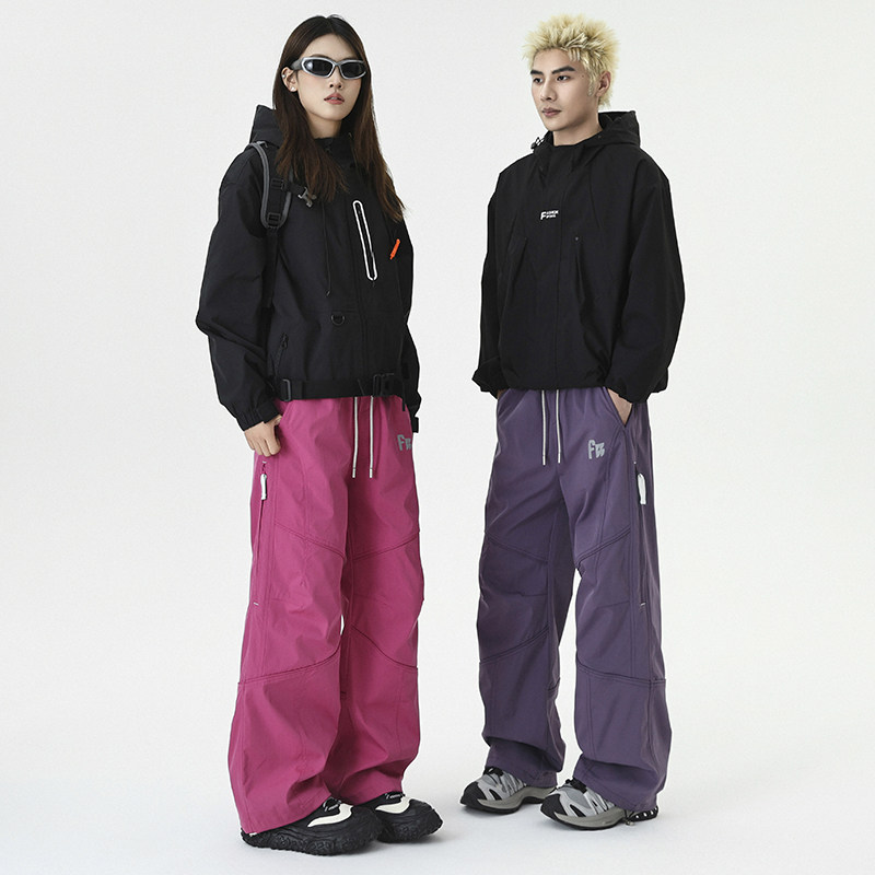抖音/三防加绒冲锋裤男女同款登山裤冬季HK9688-特P40-控89.9,男装卫衣,电商A232