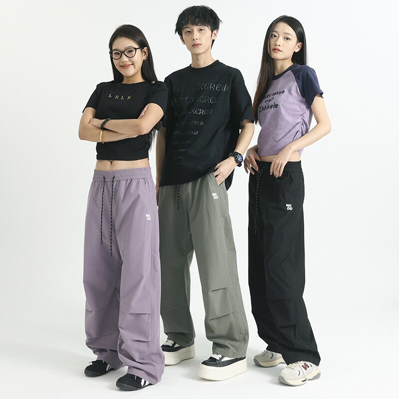 多巴胺伞兵裤子男女同款夏季薄款冰丝美式机能户外登山伐木工装裤,男装休闲裤,电商A232