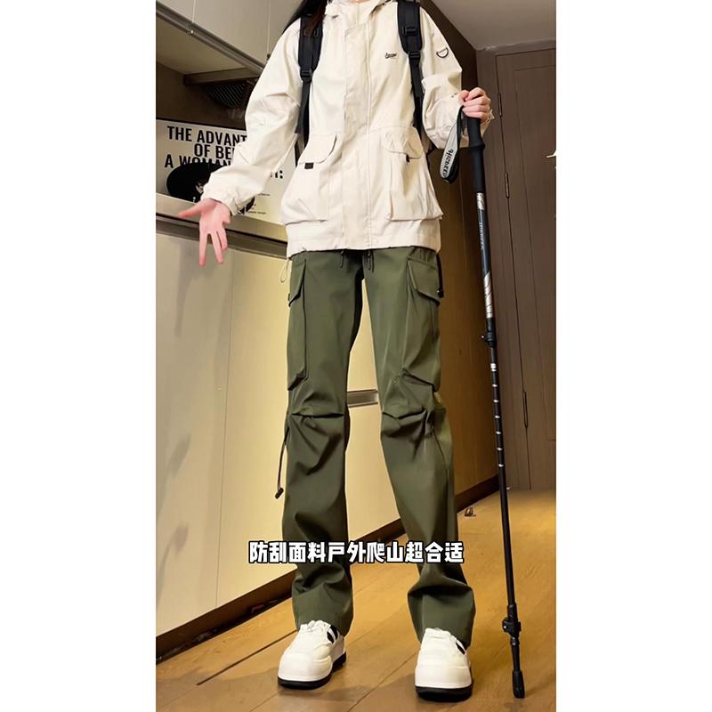 D-A232-HK9335-P40-加绒50工装裤男款秋季美式机能冲锋裤,男装休闲裤,电商A232