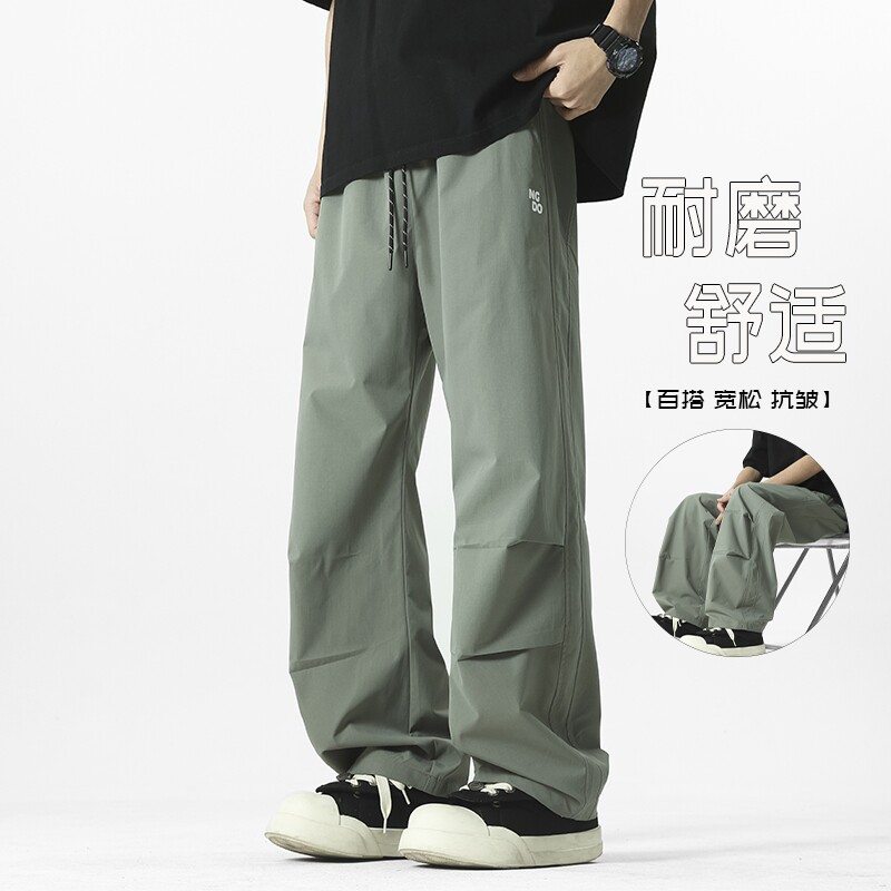 D-A232-HK9581-P30伞兵工装裤春季新款潮牌复古抽绳运动休闲裤,男装工装外套,电商A232