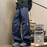 抖音/冲锋裤男女秋季直筒显瘦宽松大码防水工装裤HK9678-P36，男装休闲裤，电商A232